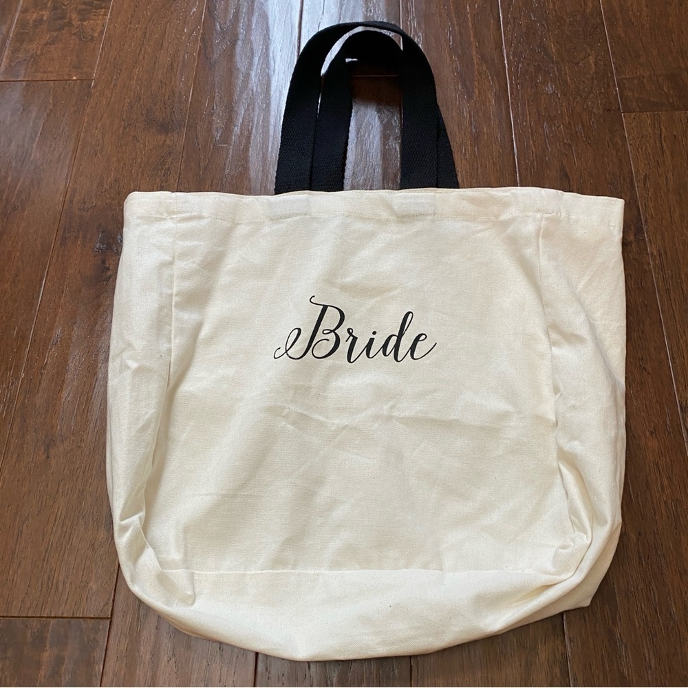 EUC Large Bridge Cotton Canvas Tote Bag